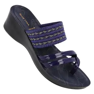 WALKAROO Blue Tyga Women's Blue Sandals (BT2337) 9 UK