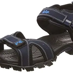 Lee Cooper Men's LC4599BR Navy-Blue Sandal-8 Kids UK (LC4599BRNVY BLU)