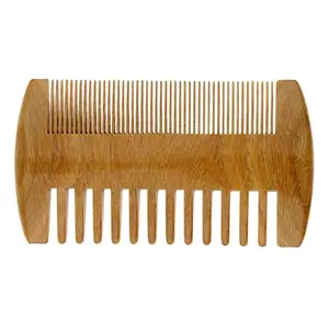 LOOM TREE® Antique Natural Sandalwood Wide&Fine Tooth Massage Comb Detangle Retro Combs | Hair Care & Styling | Brushes & Combs