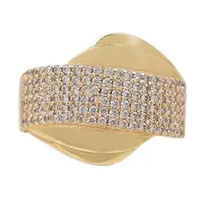 CHAMUNDA NOVELTY Golden Stainless Steel Artificial Ring for Men Stylish & Durable Fashion Jewelry,Trendy Casual & Accessory(CN-Ring-006-21)