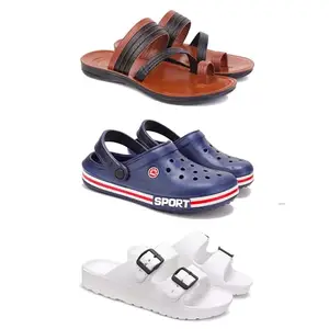 DRACKFOOT Men's Sandals | Lightweight Wear| Stylish & Easy to Wear For Men's GRT-SAN-(3-COMBO)-3151-3015-3113-10