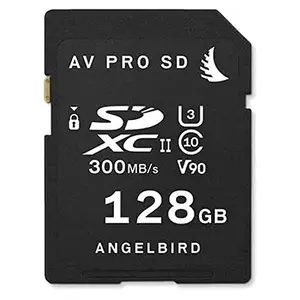 Angelbird AV PRO SD 128GB V90 UHS-II 128GB SD Card Class 10 300 MB/s Memory Card