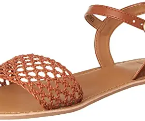 Carlton London Womens CLL-7405-A TAN Flat Sandal - 4 UK (CLL-7405-A)