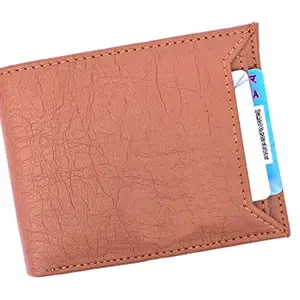 JUST-STYLE Mens Wallet Purse (TAN)
