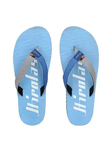 Hirolas Men's Fabrication Flip-Flops (10 UK/India (44 EU), Sky Blue)