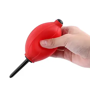 01 02 015 Eyelash Air Blower, Soft Silica Gel False Eyelash Dryer, for Cleaning Digital Slr Keyboards Digital Camera Lens Cellphone(red)