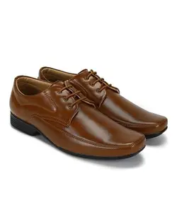 PARAGON K11239G Mens Formal Shoes | Smart & Sleek Design | Comfortable Sole with Cushioning | Daily & Occasion Wear(K11239G_TAN) UK: 6