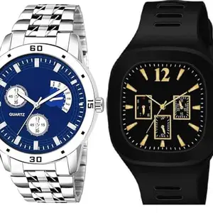 Design Combo Watches for Men(SR-157) AT-1571(Pack of-2)