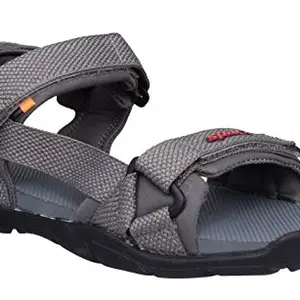 Sparx Men's Grey Red Outdoor Sandals-7 UK (SS0474G_GYRD0007)