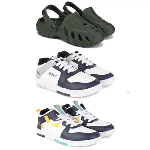 Men's Sports Shoes | Lightweight Stylish & Easy to Wear for Men'sGR-SPO-(3-Combo)-3137-1075-1074-10 Multicolor