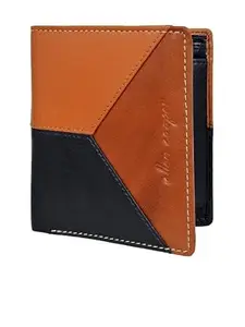 Allen Cooper Genuine Leather Premium Luxury Wallets for Men(20505-Tan/Brown)