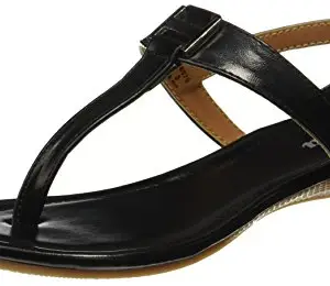 Bata Women Foxy Black Fashion Sandals-7 (5616070)