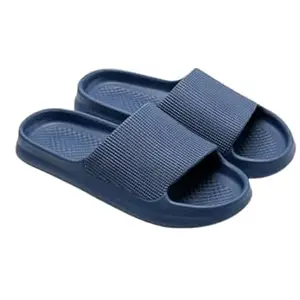 DRUNKEN Slippers For Men Winter Sandals Casual Flats Home Footwear Man Girls Sliders Flip Flops Chappals Ladies Clogs Sleeper Slides Stylish Ortho Soft (Color: Green, Size: 3-4 UK)