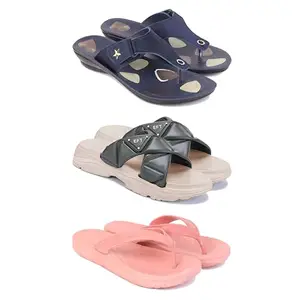 Women's Comfortable Sandal,Casual Lightweight Sandal for Everyday Wear | BTS-(3-COMBO)-1973-1891-1979-7-EURO-38