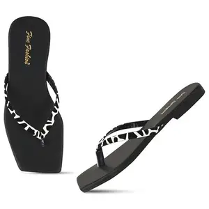 FINE FASHION Women’s Flat Sandals – Comfortable Summer Shoes, Casual Fashion Footwear