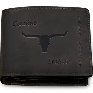 URBAN FOREST Montana Vintage Dark Brown Leather Wallet for Men