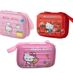 ANESHA Coin Purse Small Change Pouch Wallet for Women Girl (TIN_Hello Kitty Pack of 3)