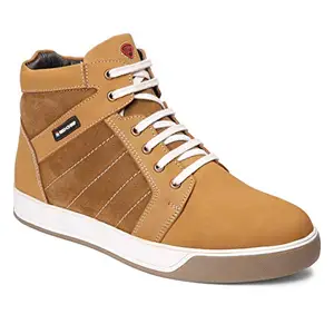 Red Chief Leather Rust Casual Shoes for Men, 6 UK