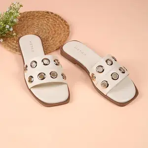 Metro Women's Open Casual - les with Flat Black Flat sole UK/8 EU/41(41-350)