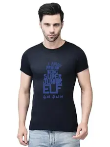 Premium Men's Graphic T-Shirt – Trendy Design & Comfortable Fit Blue
