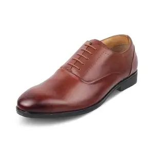 tresmode 221-AFORD Brown Formal Leather LACE-UPS for Mens EU/43, UK/9