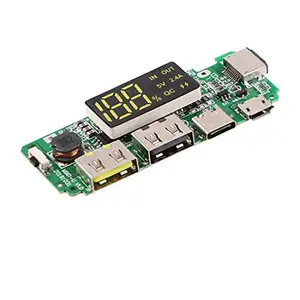 UG LAND INDIA 186 50 Charging Board Dual USB 5V 2.4A Mobile Power Bank Module 186 50 Lithium Battery Charger Board
