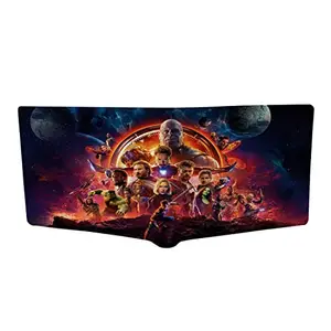 CRAFTSEVER Canvas Wallet for Men and Boys 6 Card Holder Wallet,bi fold Canvas Printed Genuine Wallet and Purse Card Holders for Men (Brown)