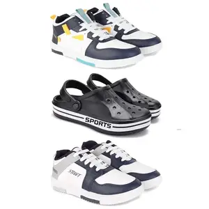 Men's Sports Shoes | Lightweight Stylish & Easy to Wear for Men'sGR-(3-Combo)-1074-3068-1075-8 Multicolor