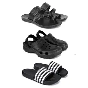 DRACKFOOT Men's Sandals | Lightweight Wear| Stylish & Easy to Wear For Men's GR-SAN-(3-COMBO)-3152-3123-3024-10