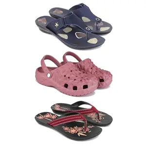Women's Comfortable Sandal,Casual Lightweight Sandal for Everyday Wear | TBS-(3-COMBO)-1973-O24-O22-5-EURO-36