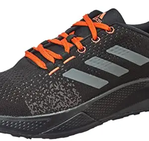 Adidas Men Synthetic Saber Run Running Shoe CBLACK/GRESIX/PRERED (UK-7)