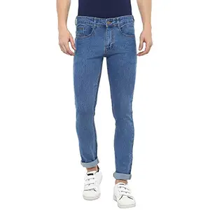 Urbano Fashion Men's Light Blue Slim Fit Denim Jeans Stretchable (eps-lblue-32-01)