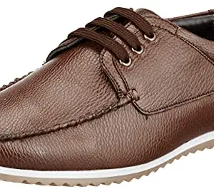 Amazon Brand - Symbol Men's Tiago Brown Boat Shoe_6 UK (SS21-20)