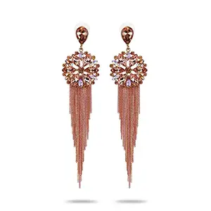 UTKARSH COLLECTIONS Jewellery Earrings for women Crystal Tassel Handmade Earrings for Girls and Women