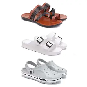 DRACKFOOT Men's Sandals | Lightweight Wear| Stylish & Easy to Wear For Men's GRT-SAN-(3-COMBO)-3151-3113-3067-8