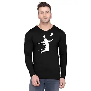 ALLEN BLACK Men's Round Neck T-Shirt Comfortable & Stylish Men's T-Shirt Idea for Gym, Sports, Casual Outings, or Lounge Wear - Large$4219 Navy