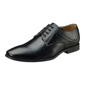 Duke Men's UrbanCraft Derbys | Classic & Stylish Dress Shoes for Office, Business, and Special Occasions | Comfortable & Durable Men's Footwear Black