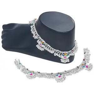 BR Ornaments Stylish Graceful Payal Anklet For All Occasions Wearable For Women and Girls
