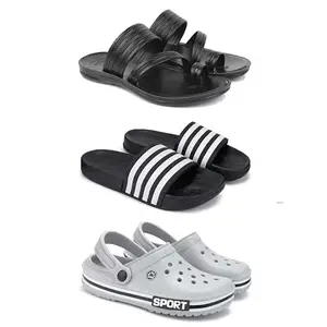 Men's Sandals | Lightweight Wear| Stylish & Easy to Wear For Men's PCV-SAN-(COMBO-3)-3152-3024-3016-7