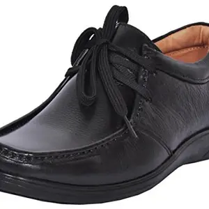 Zoom Office Shoes for Men Genuine Leather Dress Formal Shoes Online D-2570-Black-6