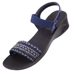 Walkaroo Ladies Blue Sandal (WL7795) 5 UK
