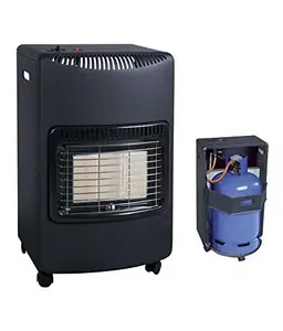 SMARTFLAME Gas Cabinet LPG Bhukhari Iron Room Heater (Black)
