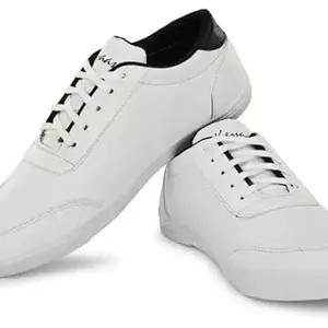 Men's Faux Casual Shoes (White,6)-PID533516