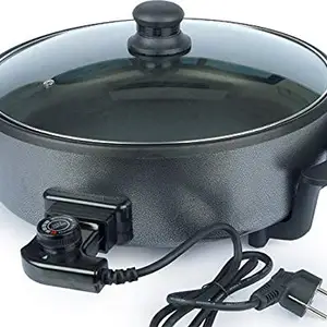 Jet Roy Non Stick Electric Multipurpose Cooker Pan Pizza Maker with Unbreakable Lid, 36 cm, Black Pizza Maker price in India.