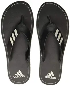 Adidas mens Adilette Comfort CBLACK/METGRY Slide Sandal - 10 UK (LEX99)