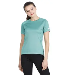 Armr Sport Women Filament Polyester T-Shirt, X-Large (Emerald)