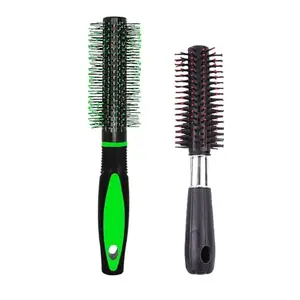 BlackBoss Round Hair Brush For Blow Drying, Styling, Curling, Hair Brush Roller Volumising Hair Styling Brush Massaging Scalp Ball-Tipped Bristles Styling Tool F-SB3 (Pack Of 2)