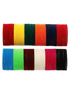 YouBella Jewellery for Women Multi-Color Bangles Set of 144 Bangles for Women and Girls (2.4)