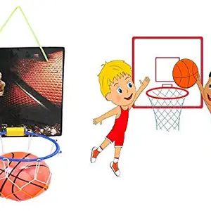 Prime Wall Mounted Basketball Hoop Set for Boys and Girls for Indoor Outdoor for Playing (M2)