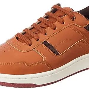 Amazon Brand - Symbol Men's Brown Sneakers (SYM-AW21-G-TE-1)
